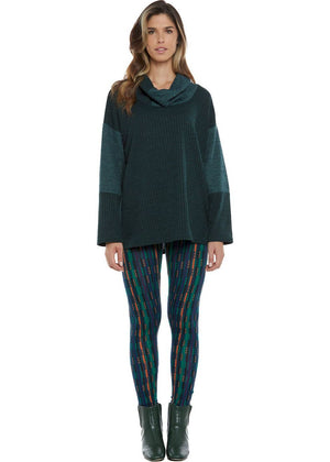 W24T07 - Maglia larga Mural Visions di Baba Design - Gipsy Fashion Wear 