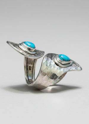 Anello Long Boho Martellato - Gipsy Fashion Wear 