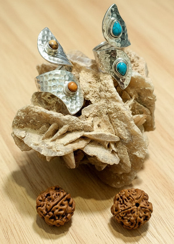 Anello Long Boho Martellato - Gipsy Fashion Wear 