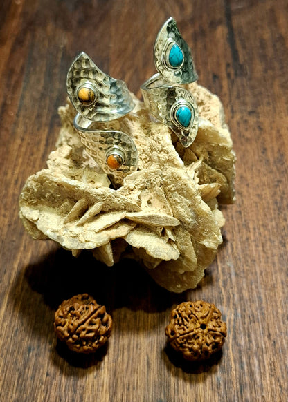 Anello Long Boho Martellato