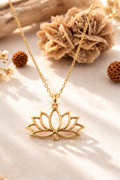 Ciondolo “Lotus Spirit” – Purezza e rinascita - Gipsy Fashion Wear 