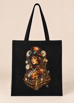 Shopper Steampunk Witchy – Stampa Clockwork Muse | FallaFareDesign