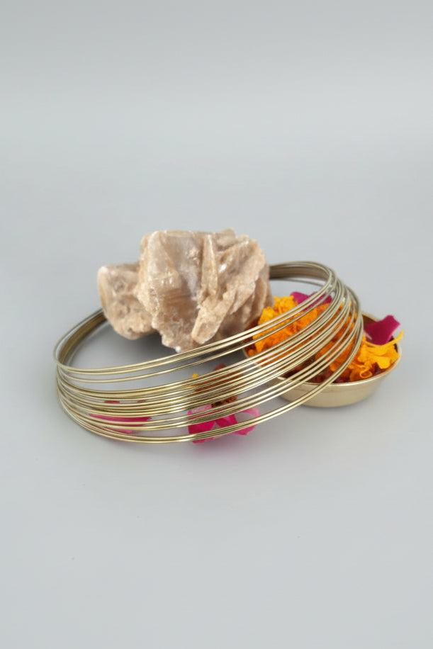 Sahara Sunset Chocker - Collare multifilo in ottone - Gipsy Fashion Wear 