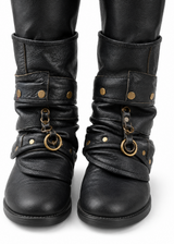 Boots Cover - Adjustable Leather Boot Covers