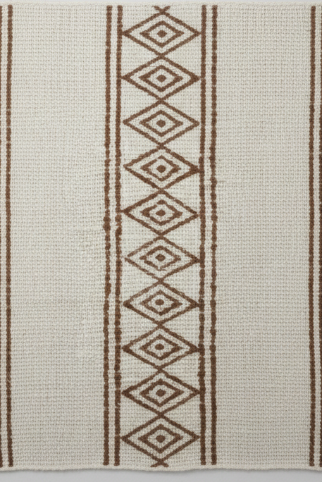 Dettaglio bordo rombo in piano