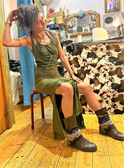 Steampunk Long Dress