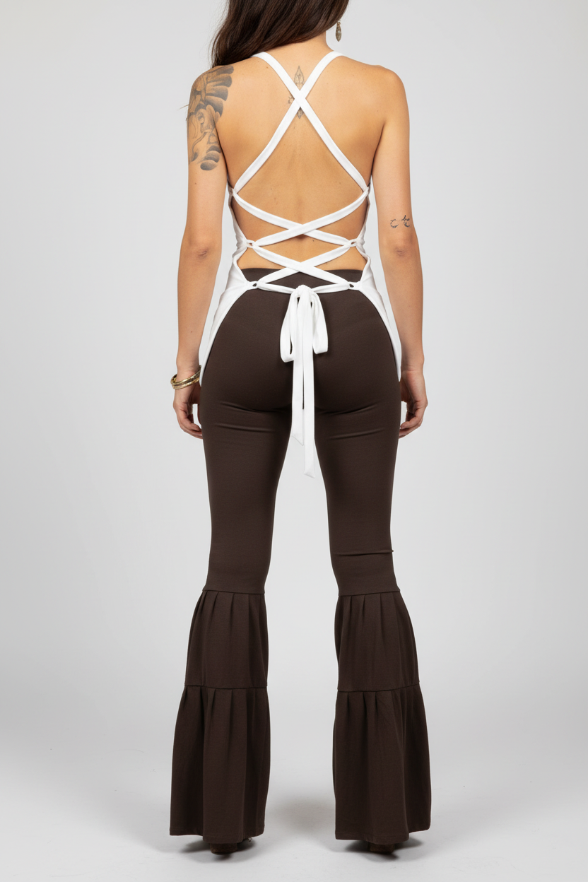 Foto prodotto top bianco retro