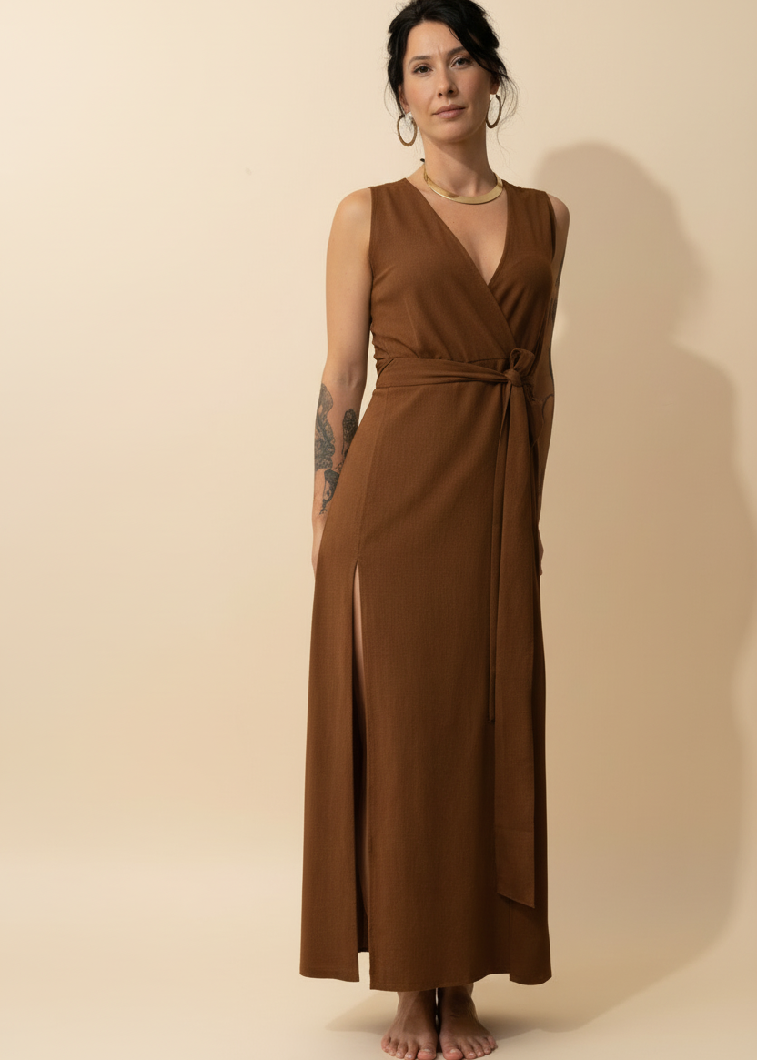 Freedom Dress Brown