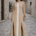Goa Fringe Dress Natural - Immagine ritoccata
