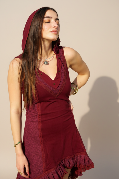 Hoody dress bordeaux ottimizzato 3