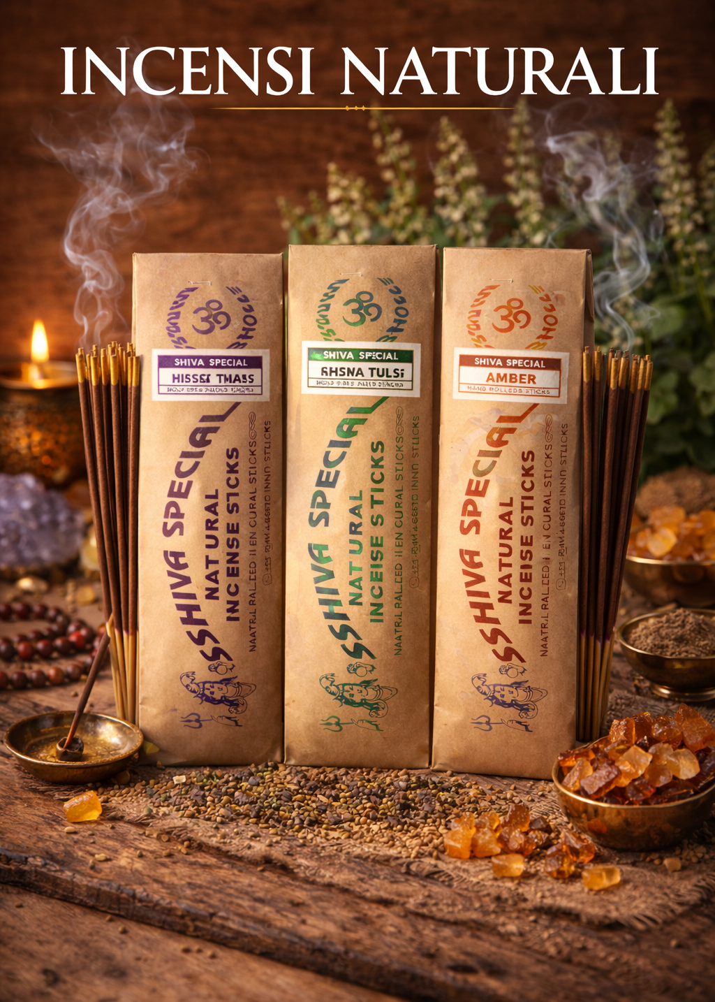 Incensi naturali Hand Rolled