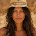 L'Occhio della Tigre nel Deserto - Cappello Panama Artigianale | Gipsy Fashion Wear