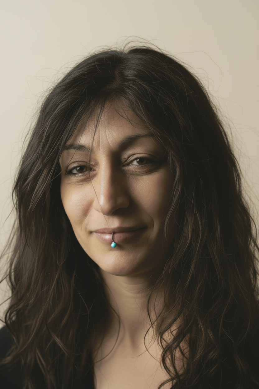 Lip cuff con turchese - foto prodotto ottimizzata