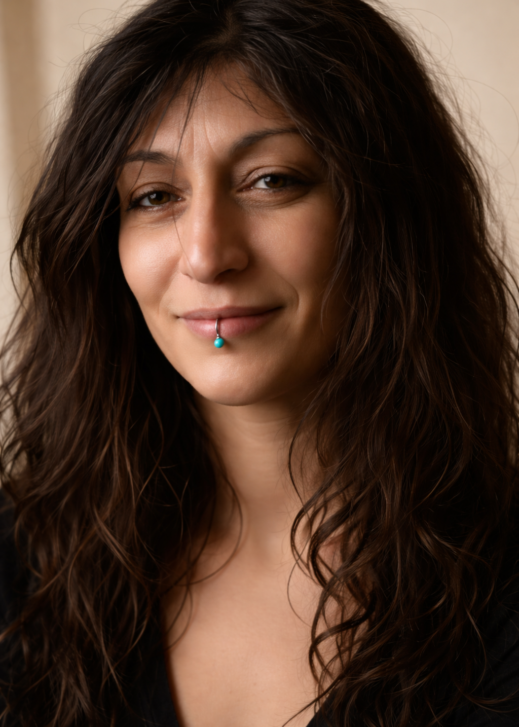 Tribal Future - Lip Cuff Argento 925 Senza Foro