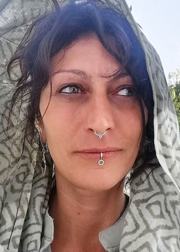 Lip cuff - Gioiello per labbra Tribal Future - Gipsy Fashion Wear 