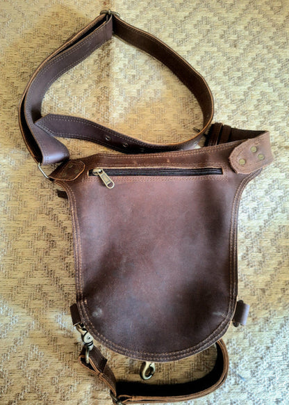 Marsupio in pelle “Warrior Spirit”