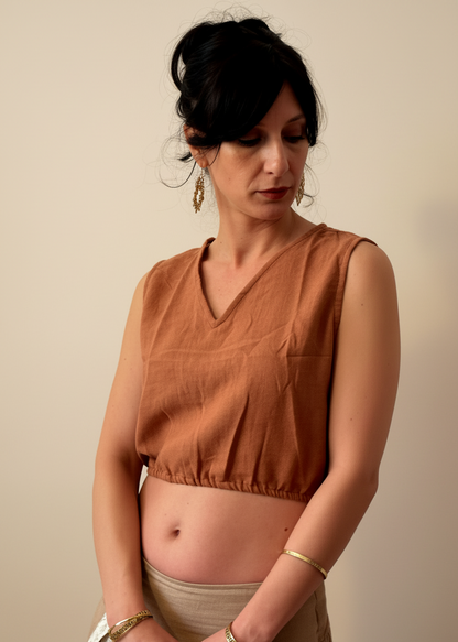 Nomad Short Top - Terracotta