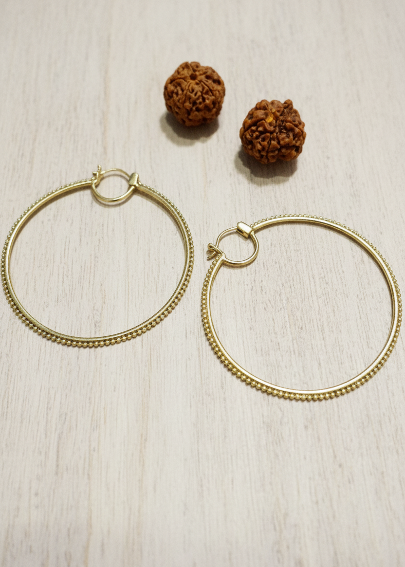 Orecchini shakti hoops coppia