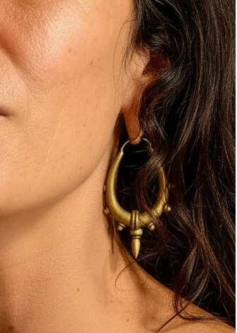 Orecchini in ottone - foto ottimizzata