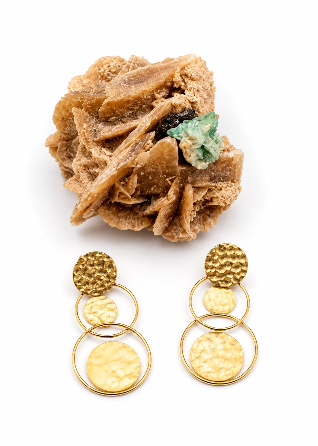 Orecchini “Golden Orbits” – Cerchi in armonia