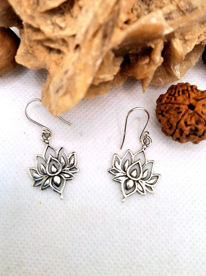 Lotus Flower Earrings