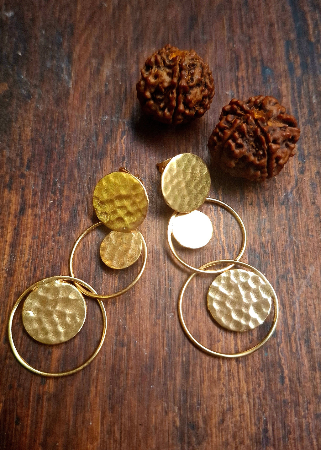 Orecchini “Golden Orbits” – Cerchi in armonia - Gipsy Fashion Wear 