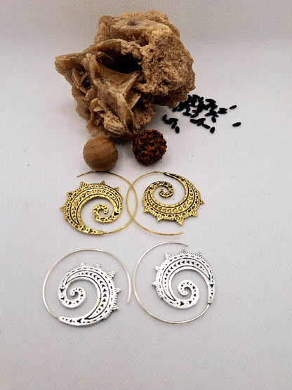 Morocco Spiral Earrings