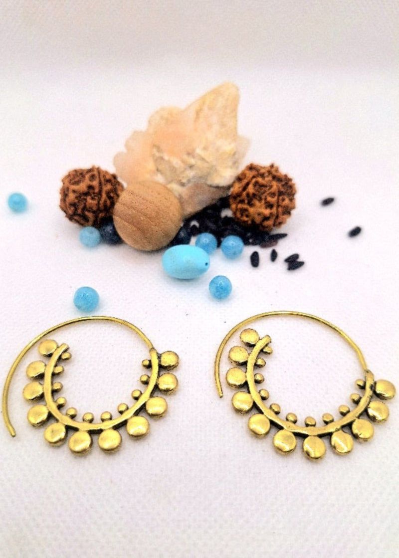 Orecchini Spirale con cerchi - Gipsy Fashion Wear 