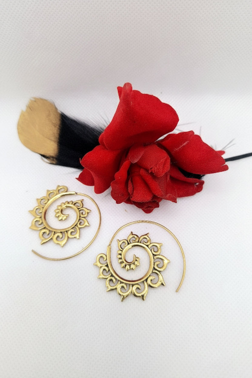 Orecchini Spirale Mandala - Gipsy Fashion Wear 