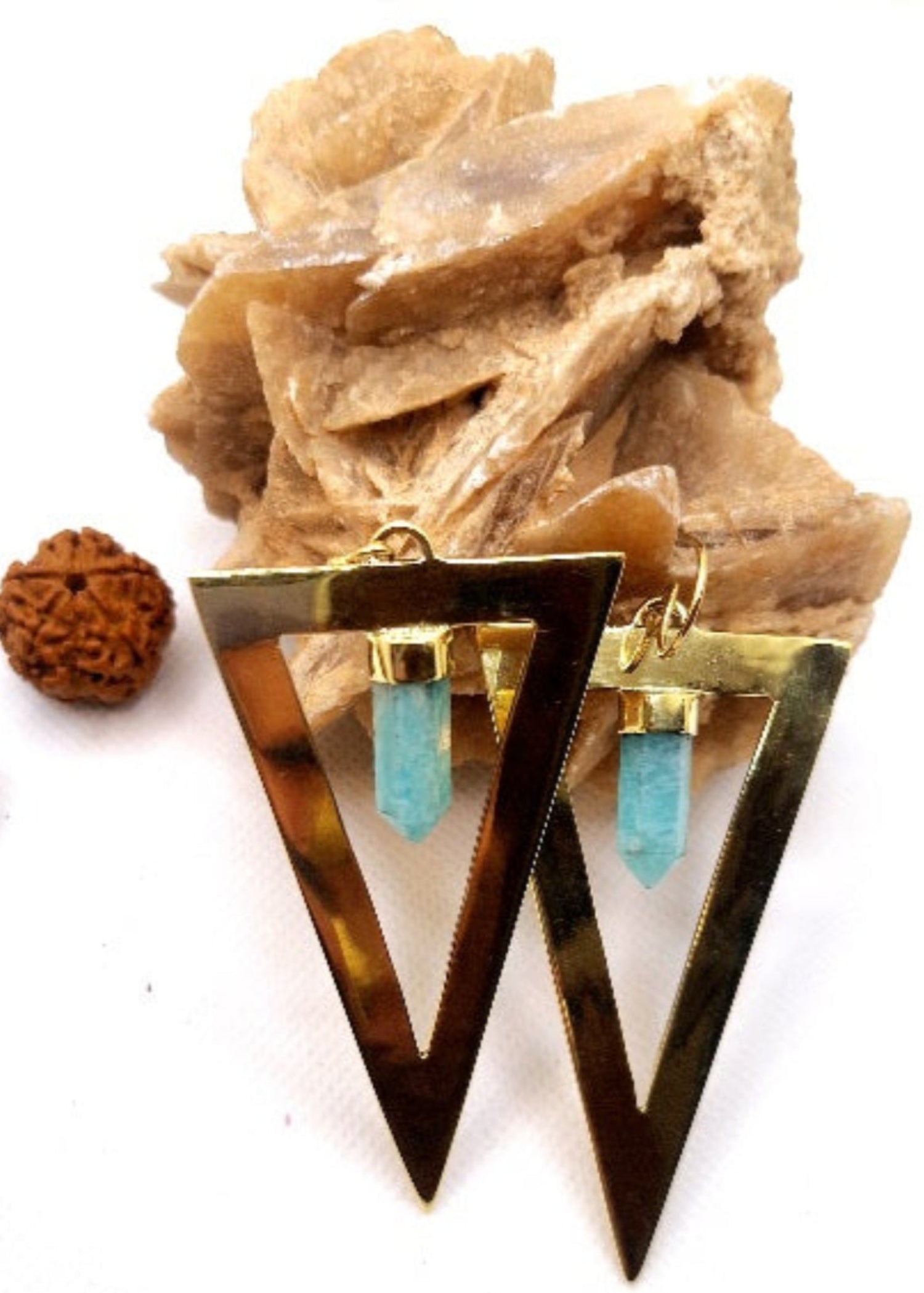 Orecchini Triangolo di Cristallo - Gipsy Fashion Wear 