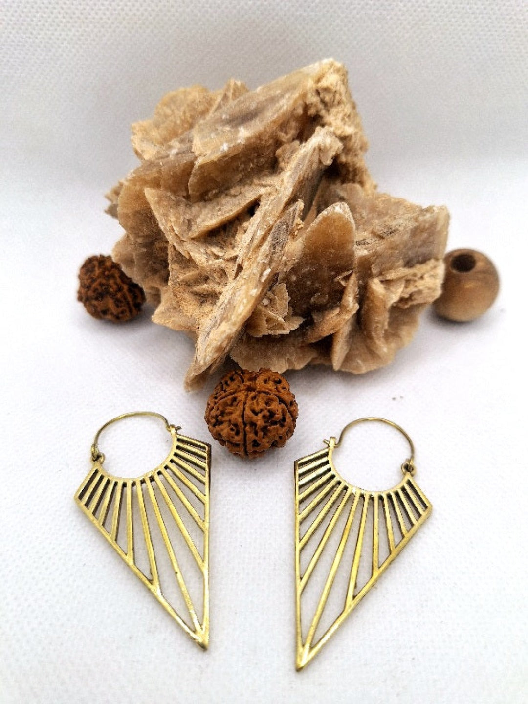 Geometric Triangle Earrings