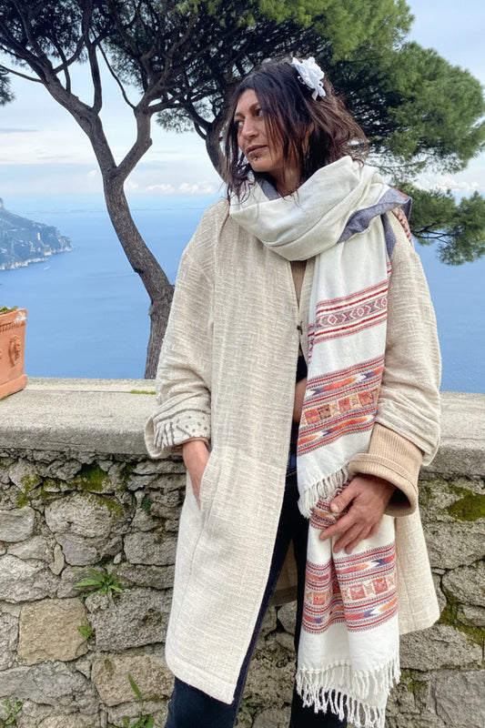 Tribal Blanket – Plaid Tribale in Lana e Cotone 200x100 | Boho Etnico