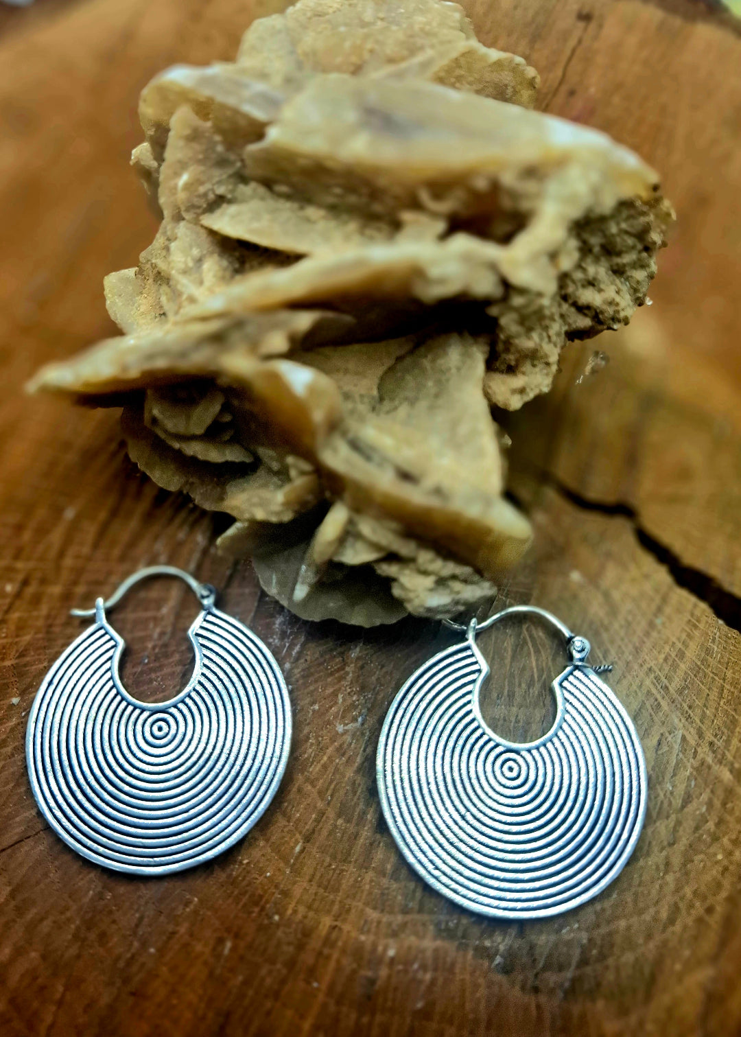 Orecchini Spiral Disc - Gipsy Fashion Wear 