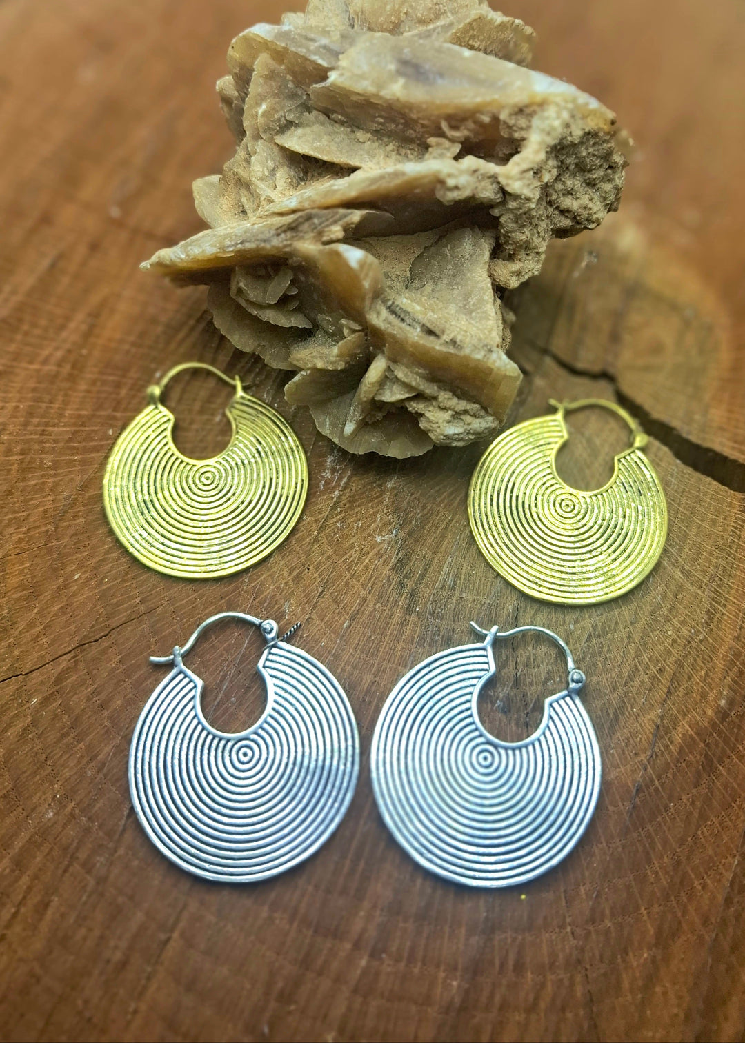 Orecchini Spiral Disc