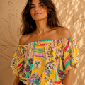 Top Peony – Top Boho a Manica Asimmetrica Baba Design