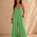 Energy Vibes Jumpsuit – Baba Design | Palazzo Boho Cotton Jumpsuit