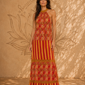 Vestito Lungo Energy Vibes – Abito Boho Smanicato Baba Design