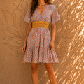 S23D21 - Majolica Tree Baba Design dress