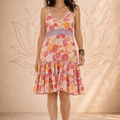 Vestito Corto Striped Starfish – Baba Design | Smanicato con Balze e Pattern Marino