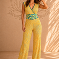 Tuta Youth Spirit – Baba Design | Jumpsuit Smanicata Boho Giallo