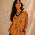 Maglia Road Trip Baba Design – Top Manica Corta in Viscosa