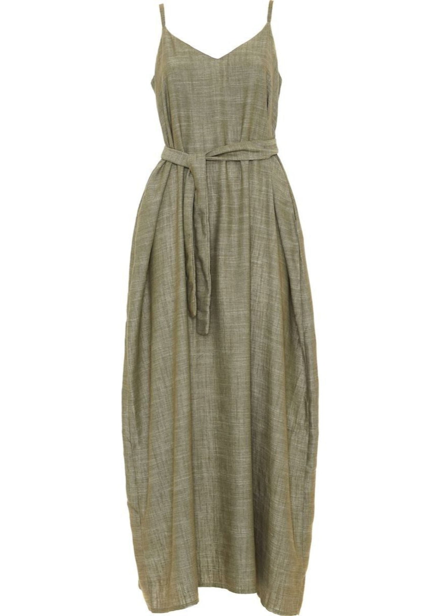 S24D115 - Vestito lungo Bamboo Plant Baba Design - Gipsy Fashion Wear 