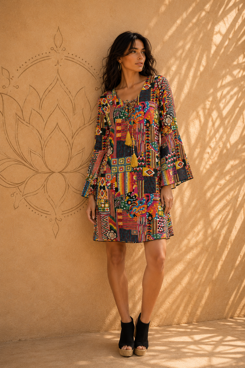 S24D29 - Vestido corto Hoya Seaside Baba Design