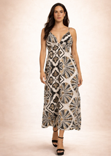 S26D416 - Vestito lungo Vanilla Pop Baba Design - Gipsy Fashion Wear 