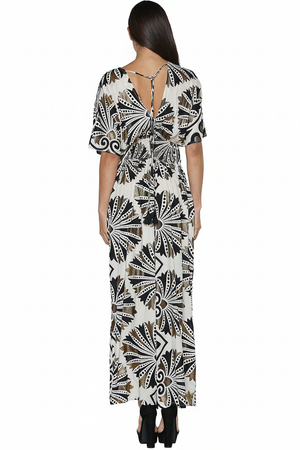 Kimono dress back view