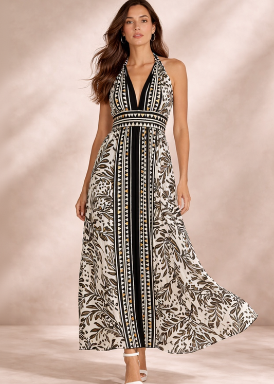 S26D701 - Vestito lungo Coconut Kiss Baba Design