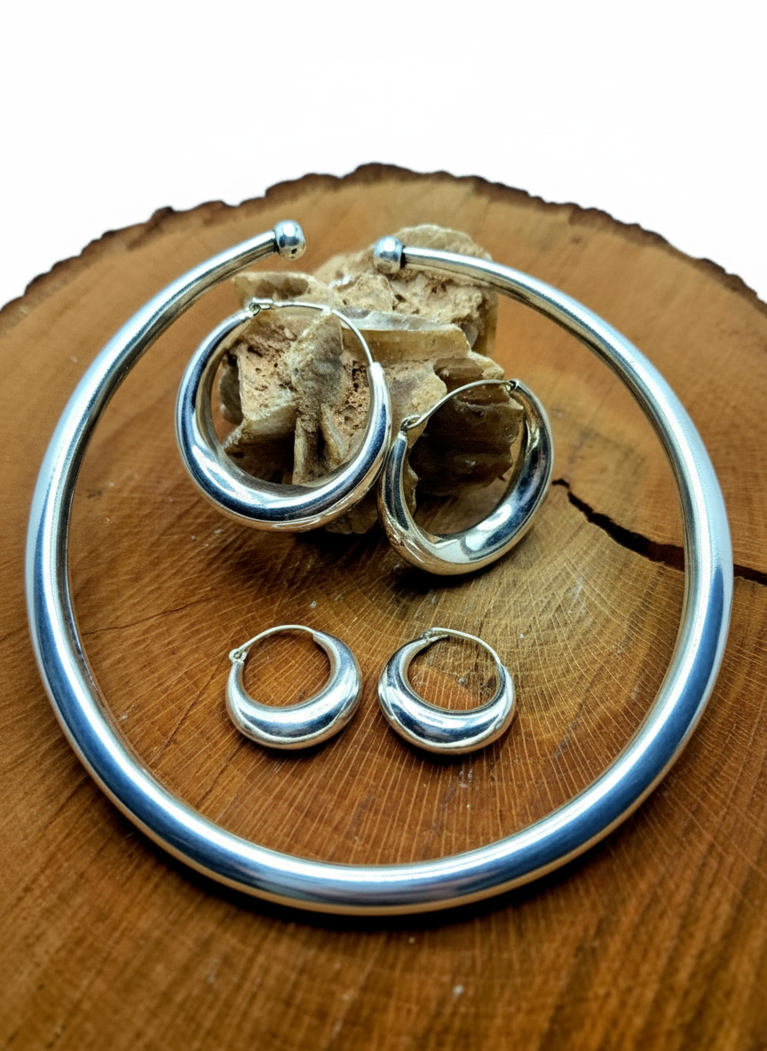 Set Simplicity in argento ottimizzato