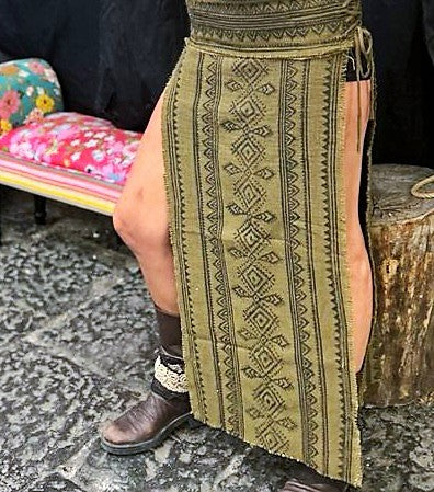 Tribal Block Print Skirt