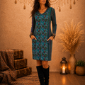 Vestito Londra con Tasche Baba Design – Taglio Dritto Boho