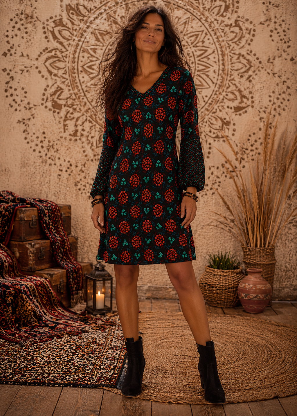 Vestito Corto Street Art Stories – Baba Design | Urban Boho